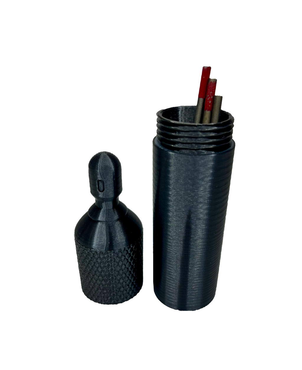 Tungsten Electrode Storage Container - Tungsten Saver - Tig Welding Tungsten Holder - "Half Length Tungsten