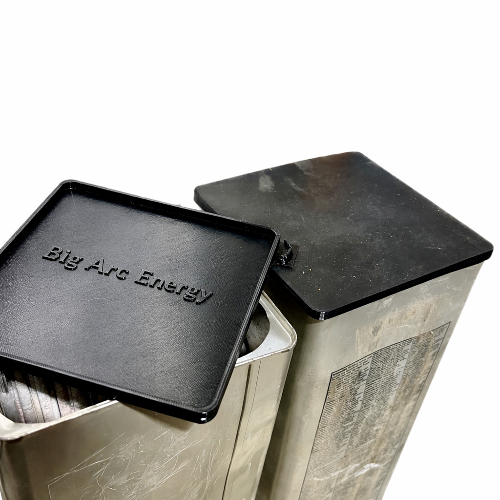 50lb Welding Rod Can Cover - Rod Caddy Lid - for 6010, 5P, 7018, LH, 6011 - Does NOT Fit Lincoln Electric Cans(1count)