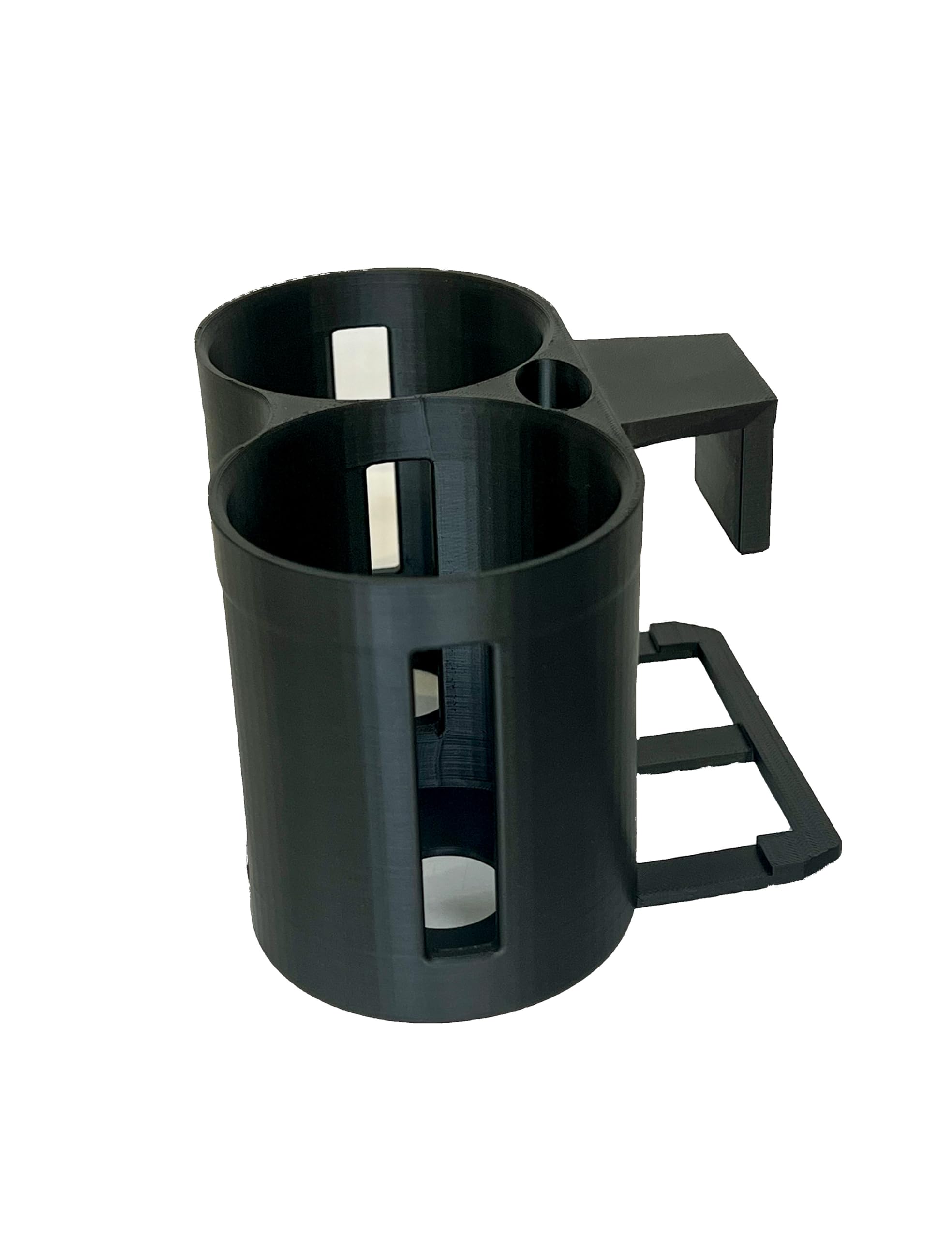 Cooler Cup Holder with Bic Lighter Slot - Yeti/Rtic Compatible